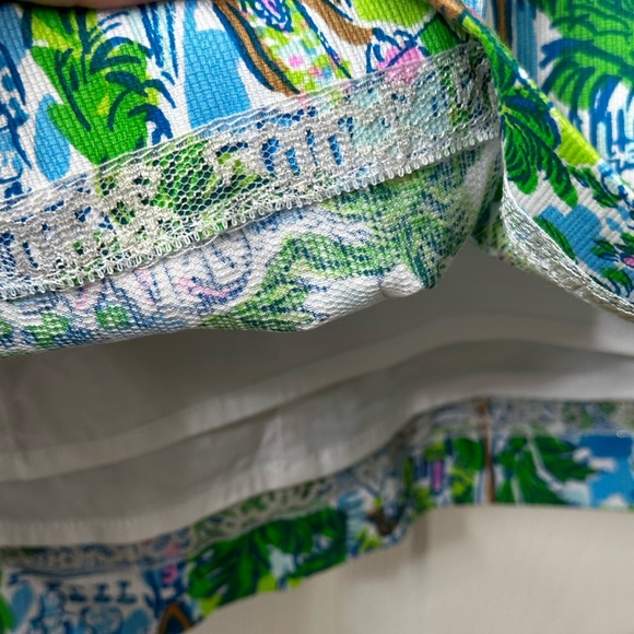 Lilly Pulitzer Mila Shift Dress in Sprout Green Lilly on Holiday Size 12 EUC - Picture 11 of 15